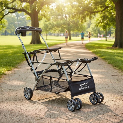 Universal double stroller with - double,
